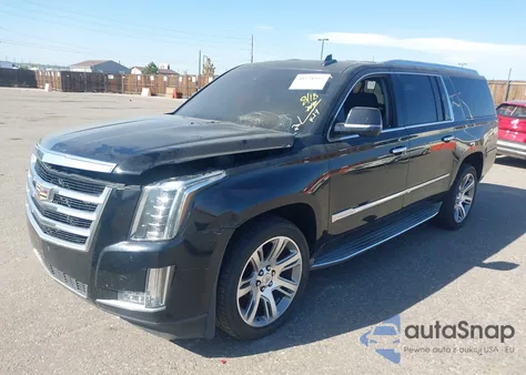 2016 Cadillac Escalade Esv Luxury Collection из США, поврежденный, VIN 1GYS4HKJXGR130076